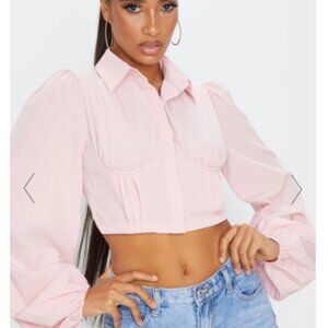 Pretty little things pink pleated top